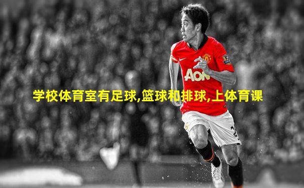 学校体育室有足球,篮球和排球,上体育课